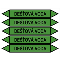 Značení potrubí, dešťová voda